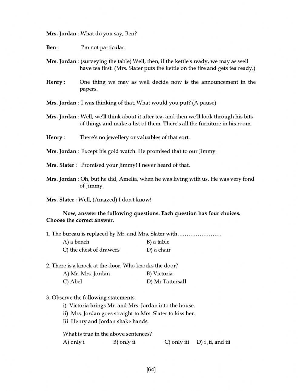 10 Class Level 2 Work Sheet 14