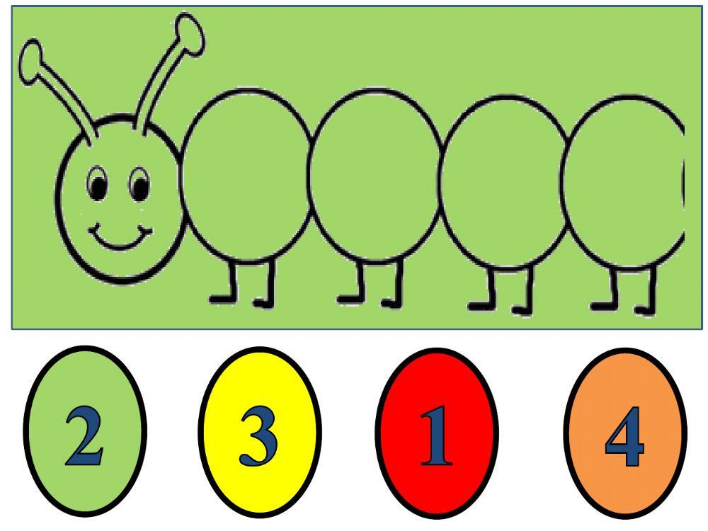 دودة الاعداد 1-4