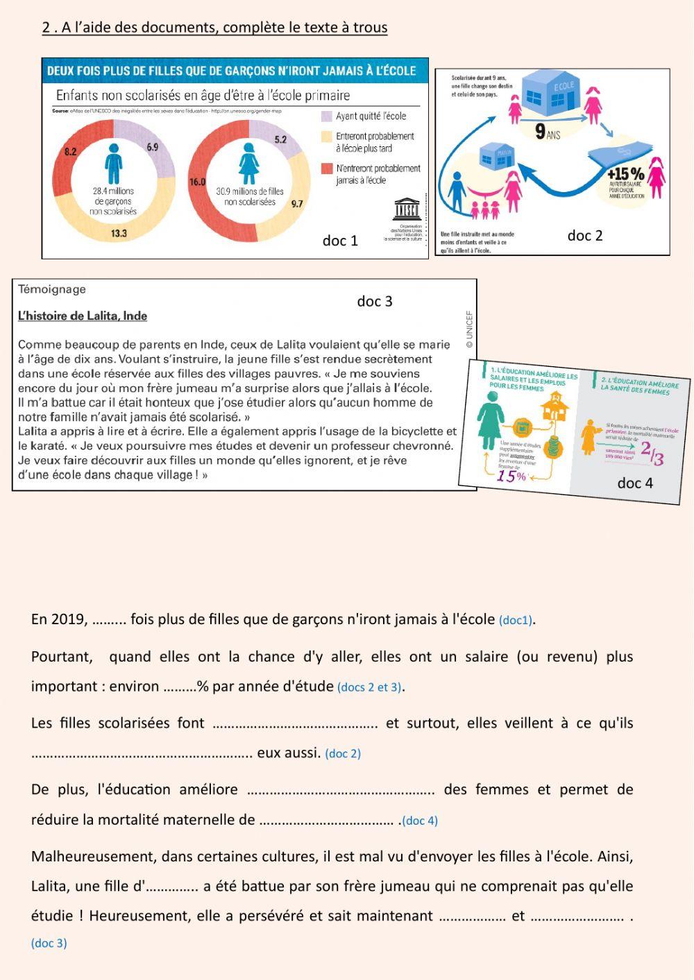Le droit à l'éducation - 2