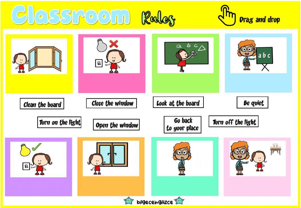 Classroom Rules (Drag-drop)