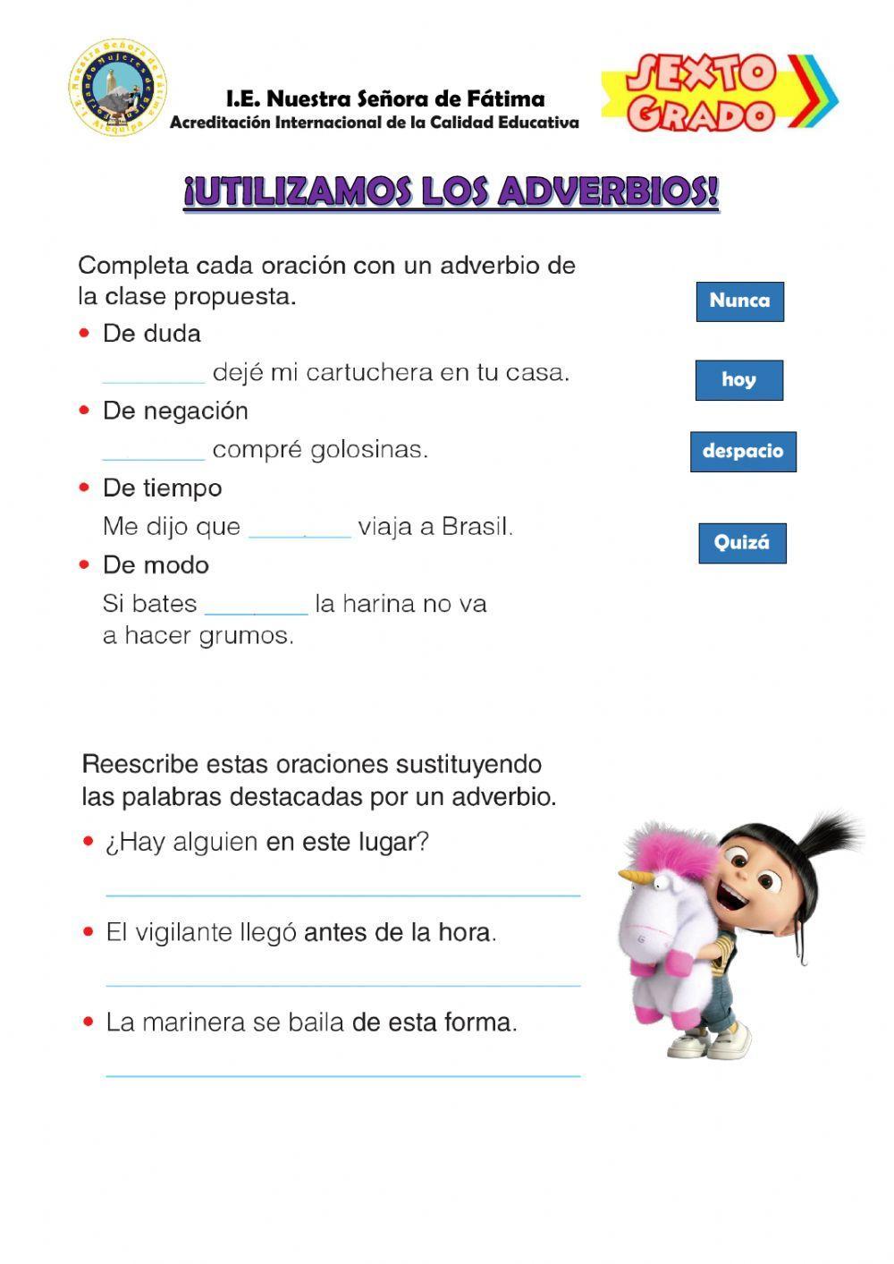 El adverbio El adverbio