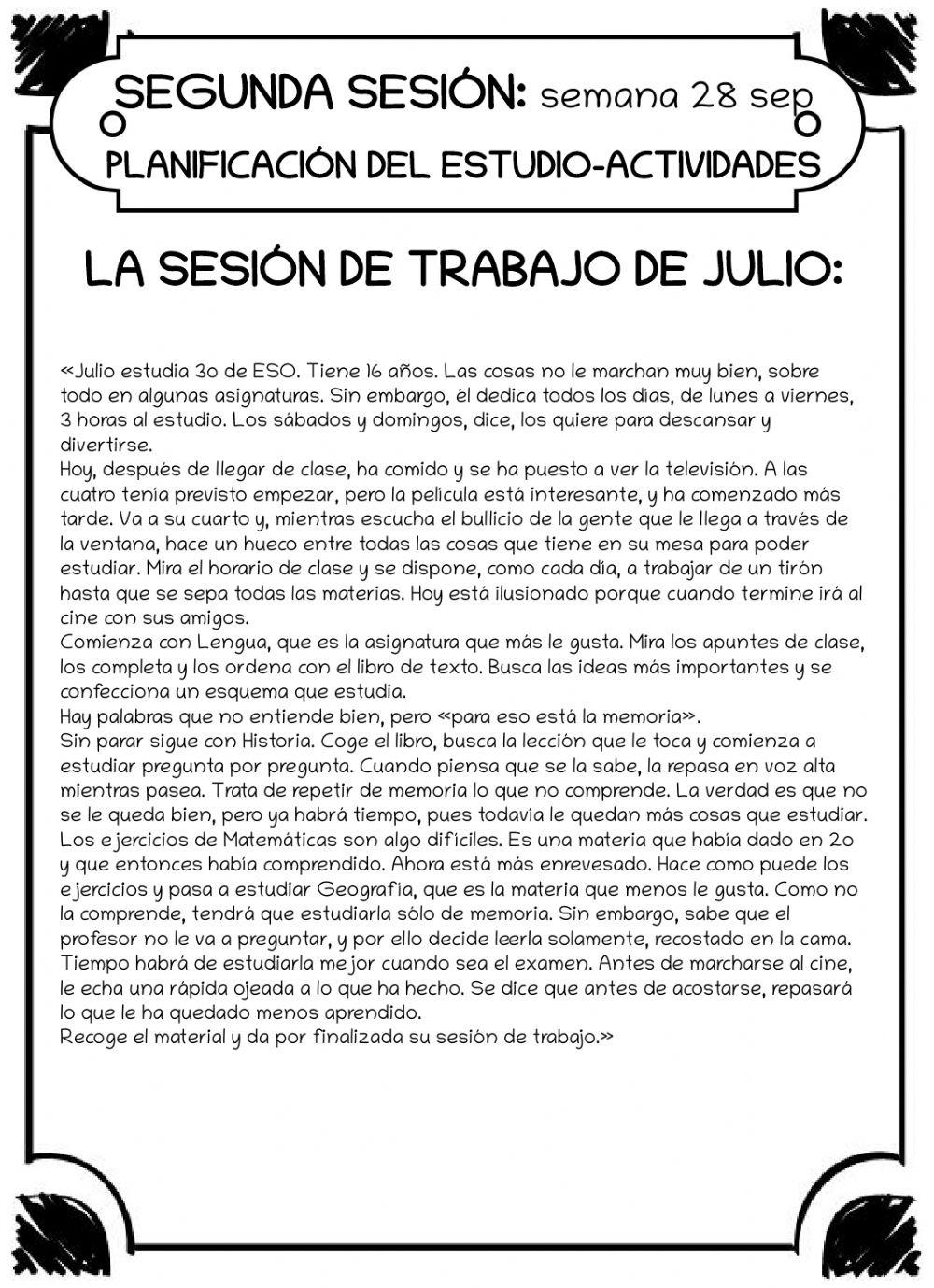 Técnicas de estudio sesión 2