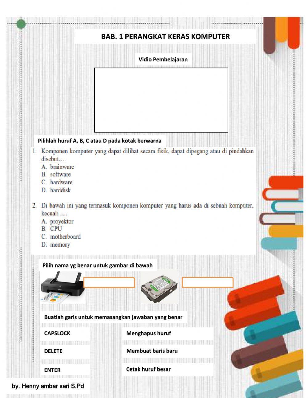 Mengenal perangkat Keras Komputer
