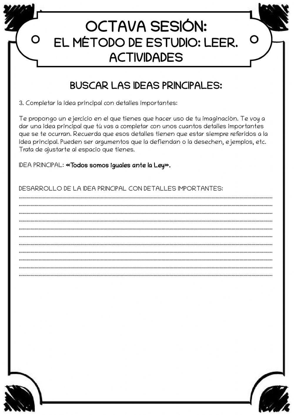 Técnicas de estudio sesión 8