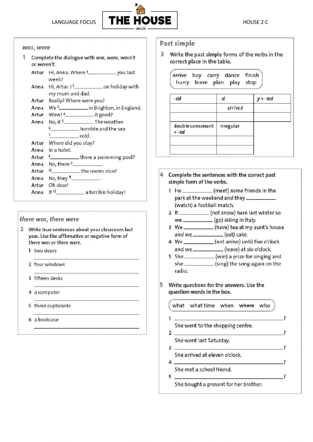 Review unit 3 house 2
