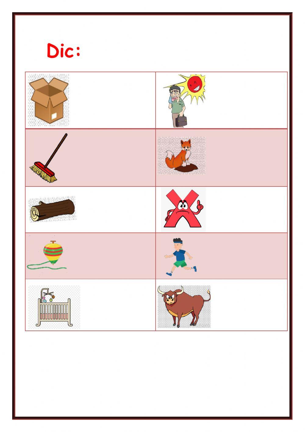 6) test short vowel o