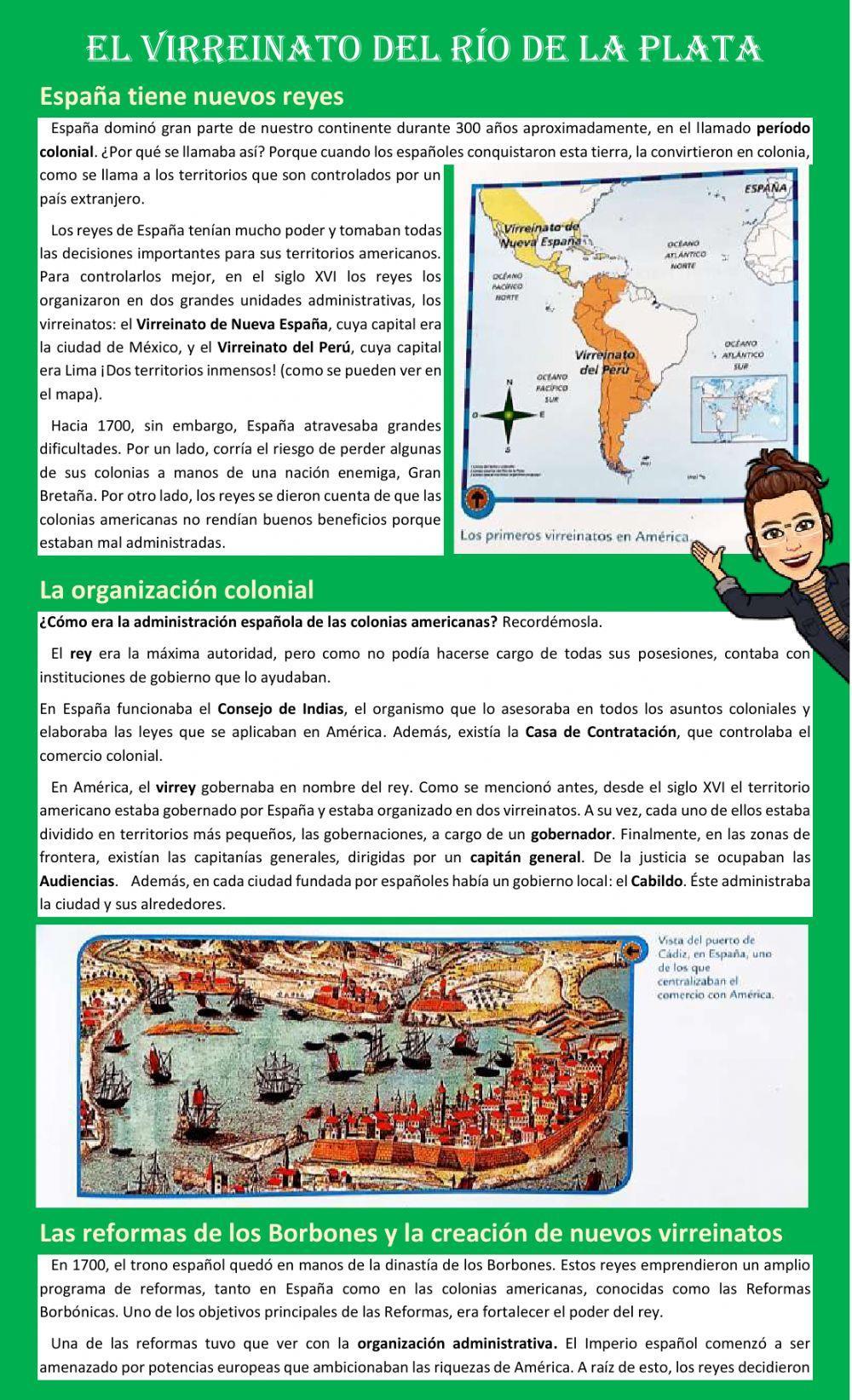 El Virreinato del Río del Río de la Plata