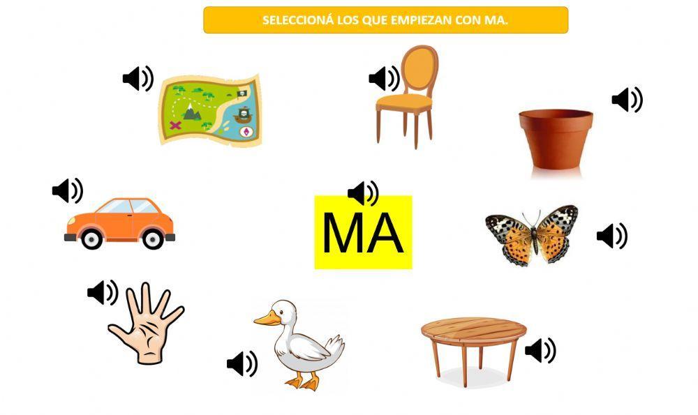 Palabras que empiezan con MA
