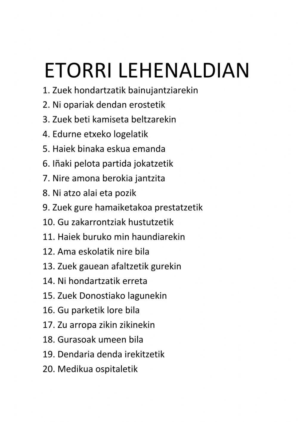 ETORRI 2 LEHENALDIAN