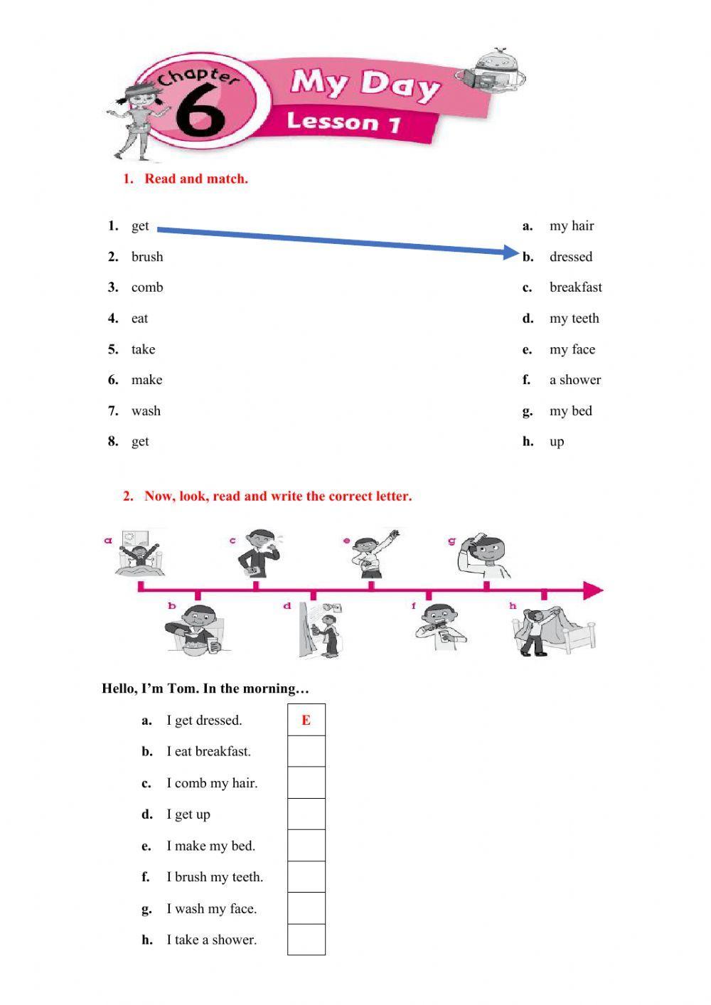 Tenses - Collocations - My Day