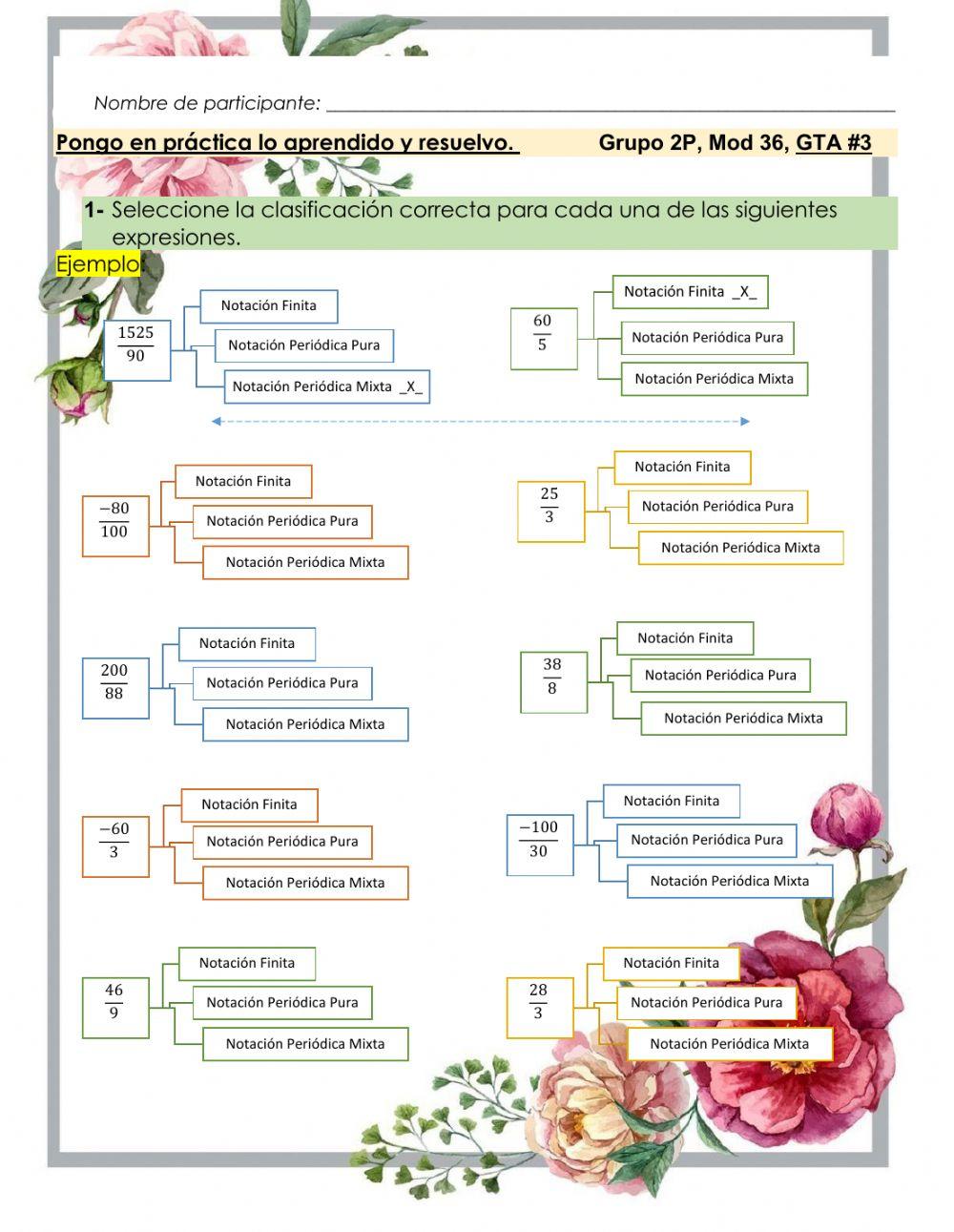 Clasificación de notaciones decimales