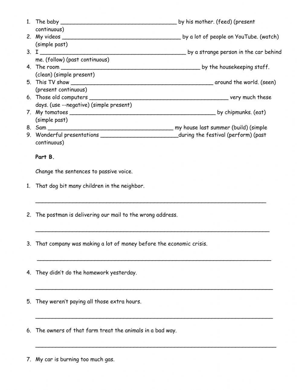 Modals of possibilities and passive voice