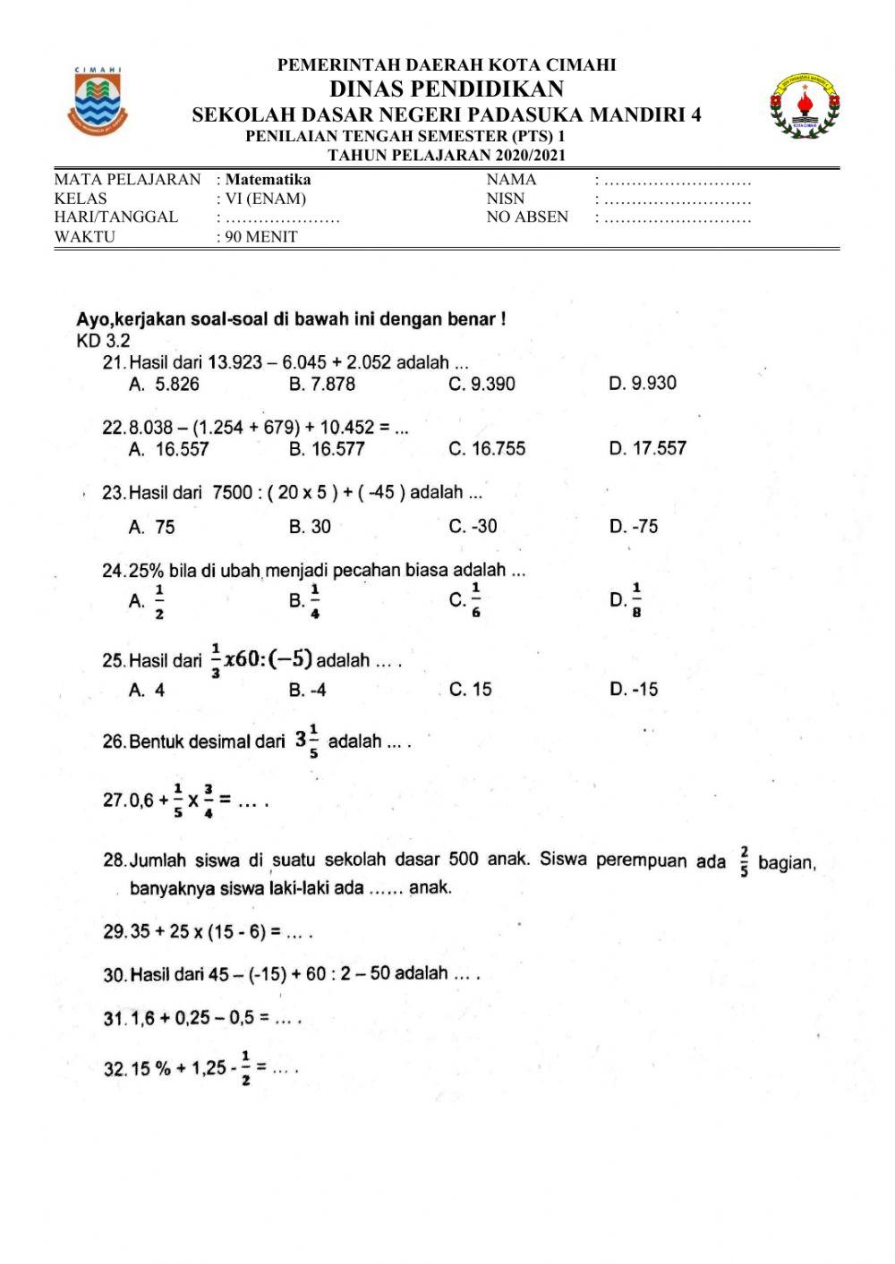 Pts matematika kd 3.2