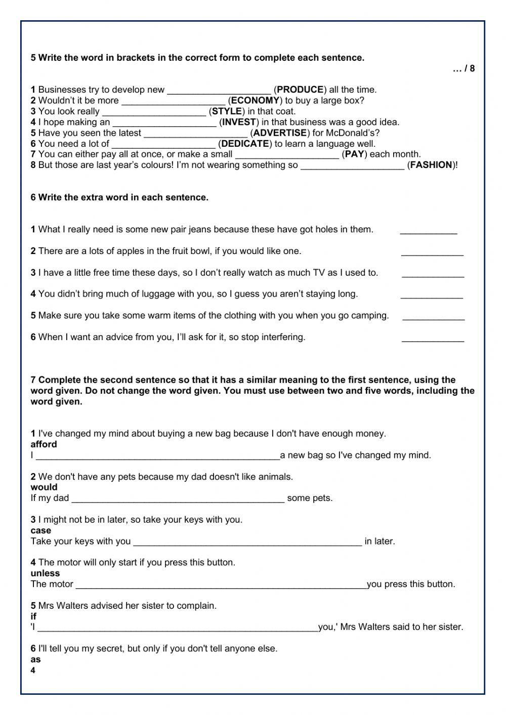Revision Laser B2 units 3 - 4