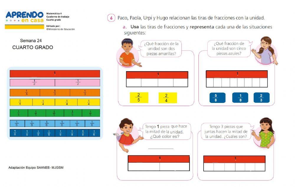 Practicamos Fracciones