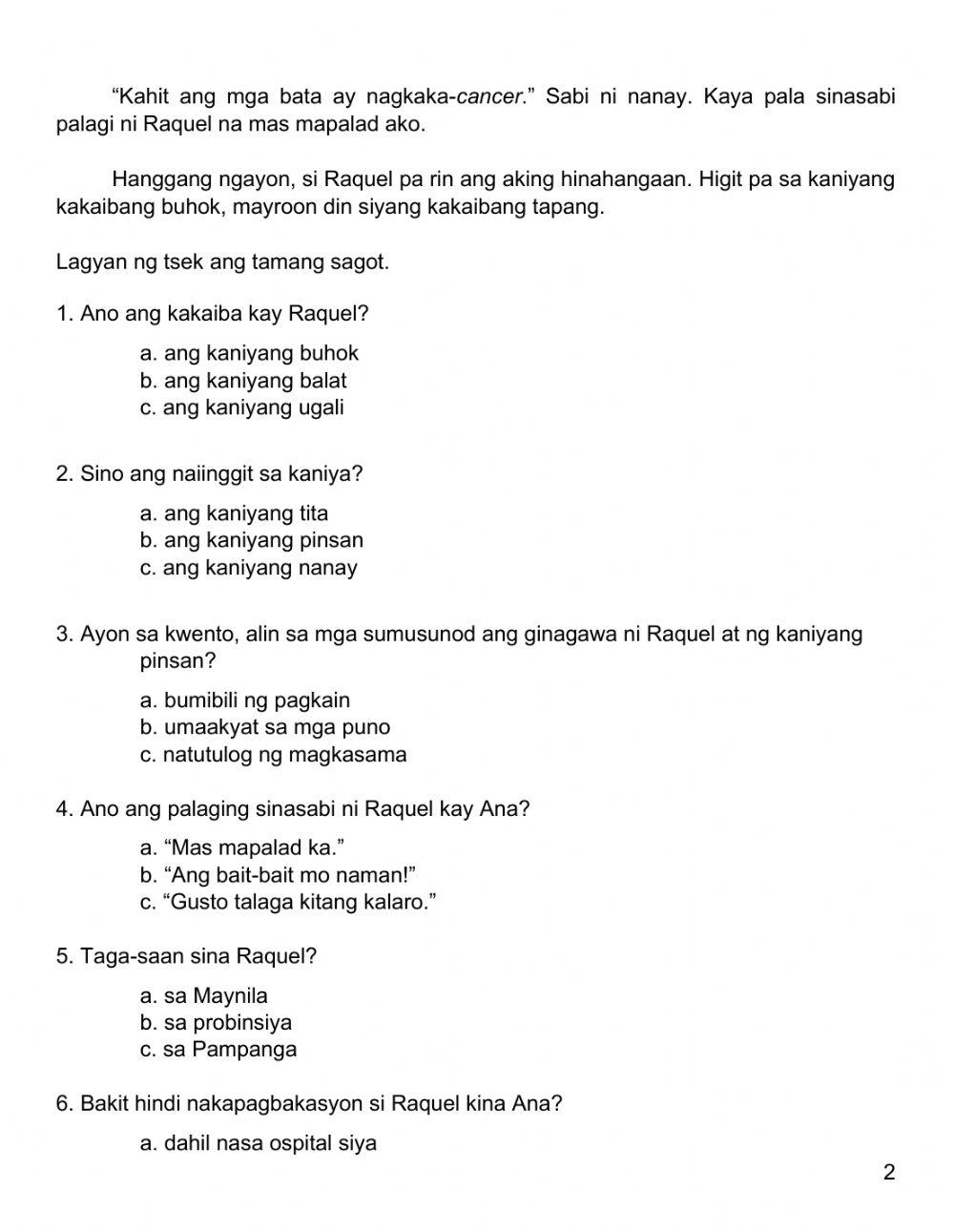 Ang Pambihirang Buhok ni Raquel