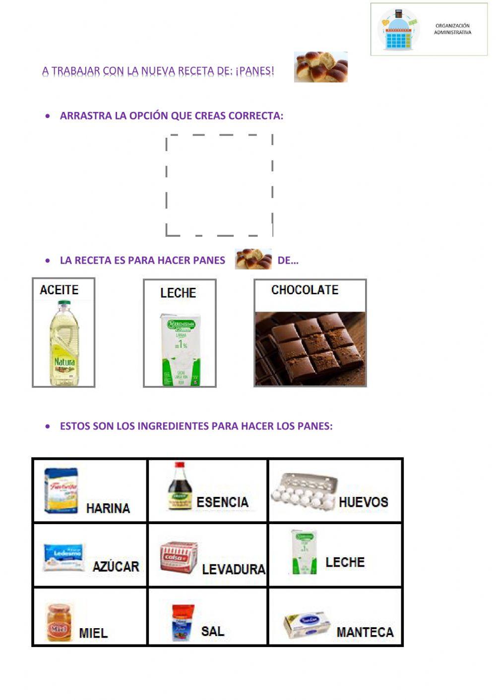 A trabajar con la receta de los panes de leche