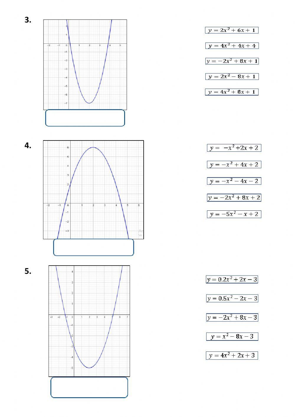 Funciones cuadráticas