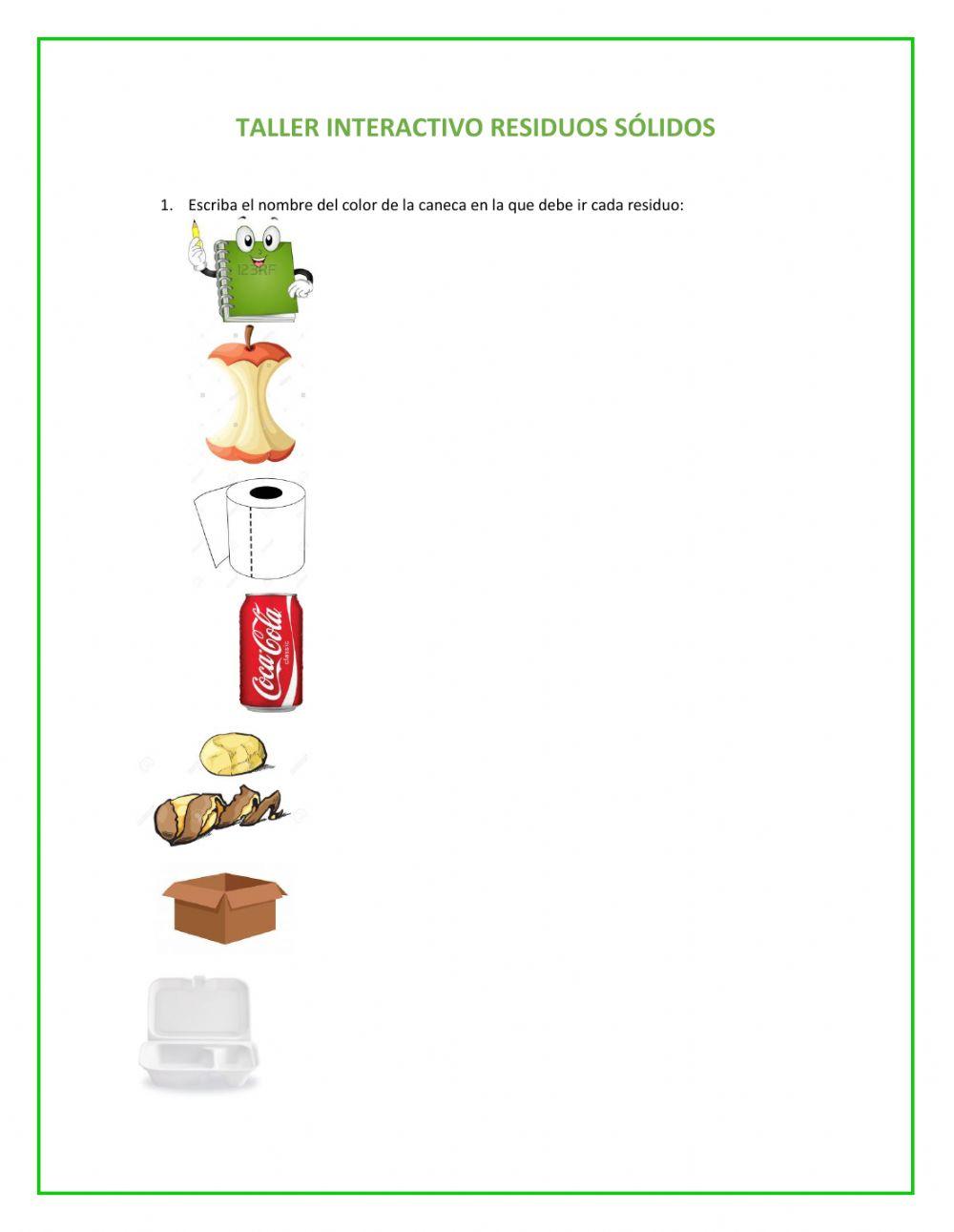 Taller interactivo residuos sólidos