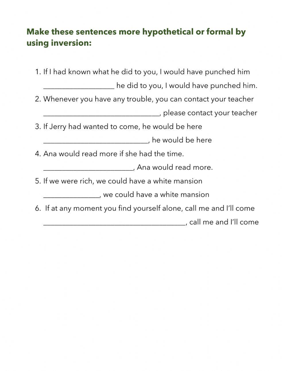 Hypothetical meaning