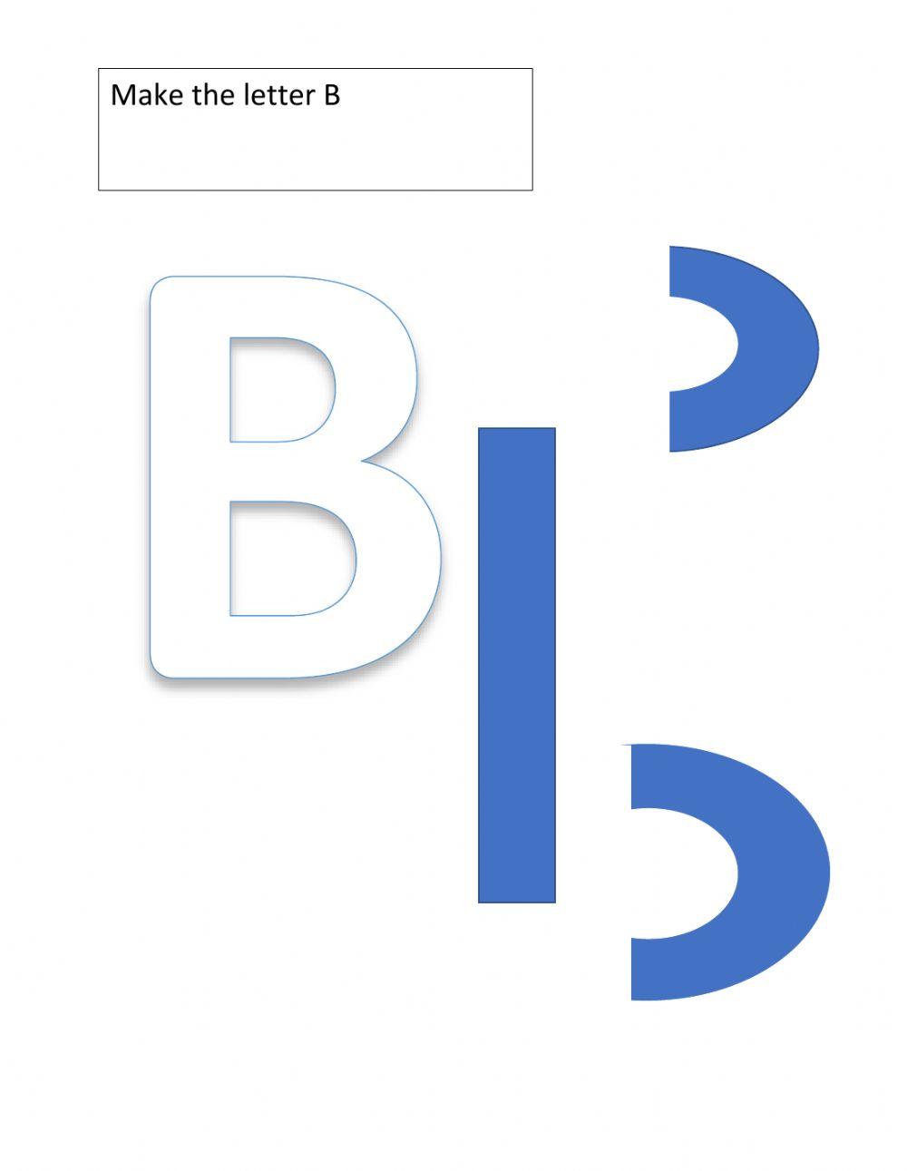 Make the letter B