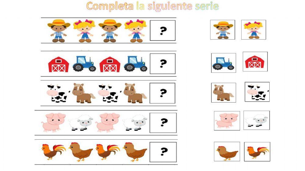 Completar la secuencia