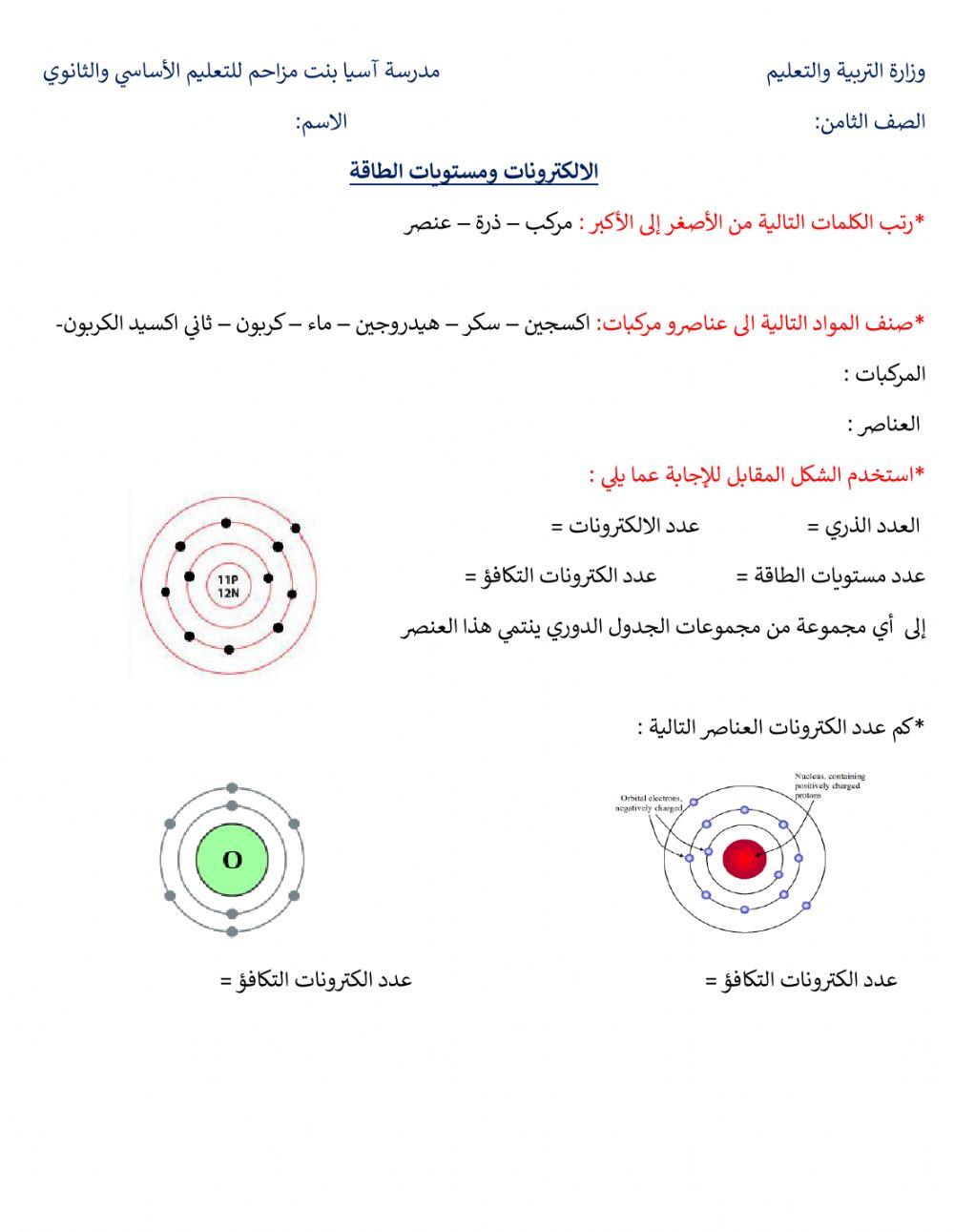 الكترونات التكافؤ