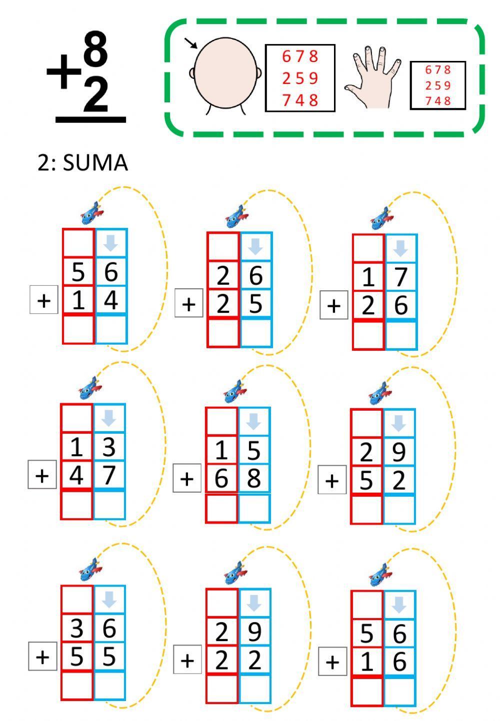 Suma de dos cifras llevando