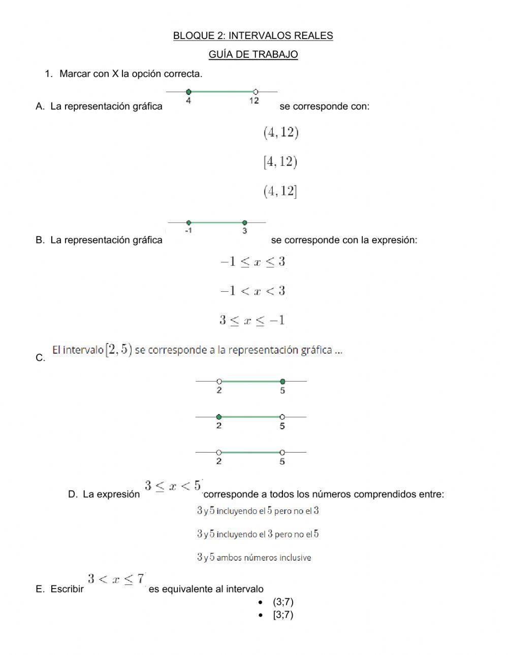 Bloque 2 intervalos reales