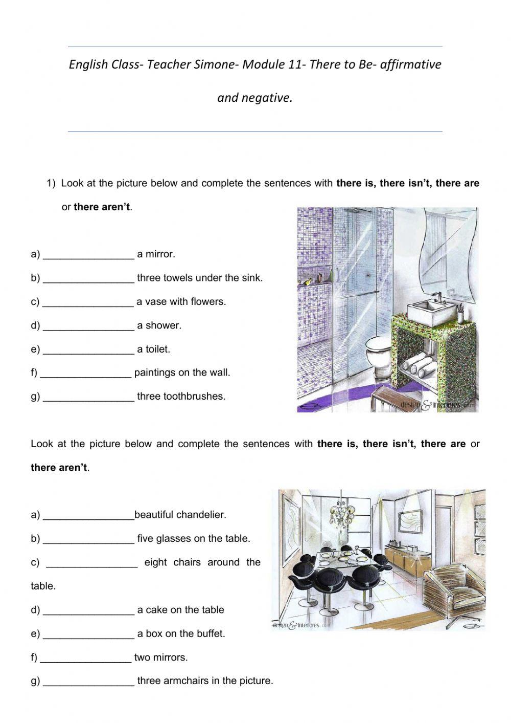 There to be - 6th graders Brazil