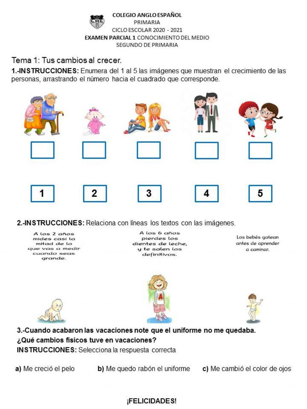 Parcial 1 Conocimiento del medio