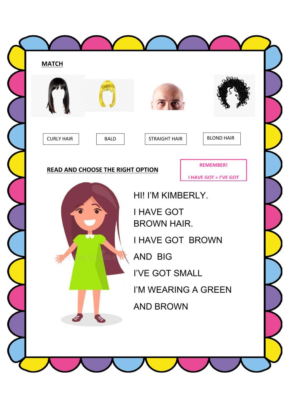 Describing appearance