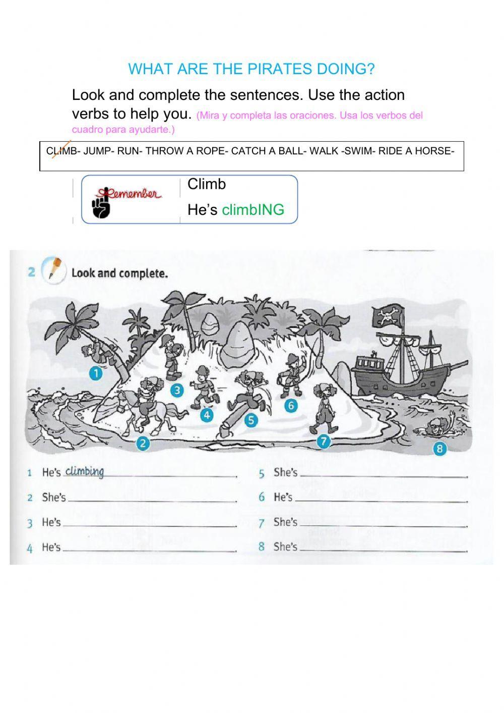 What are the pirates doing?