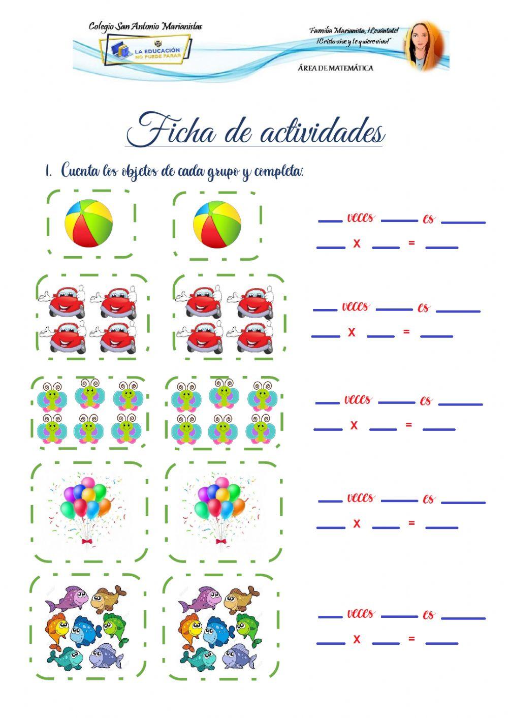 Tabla del 2