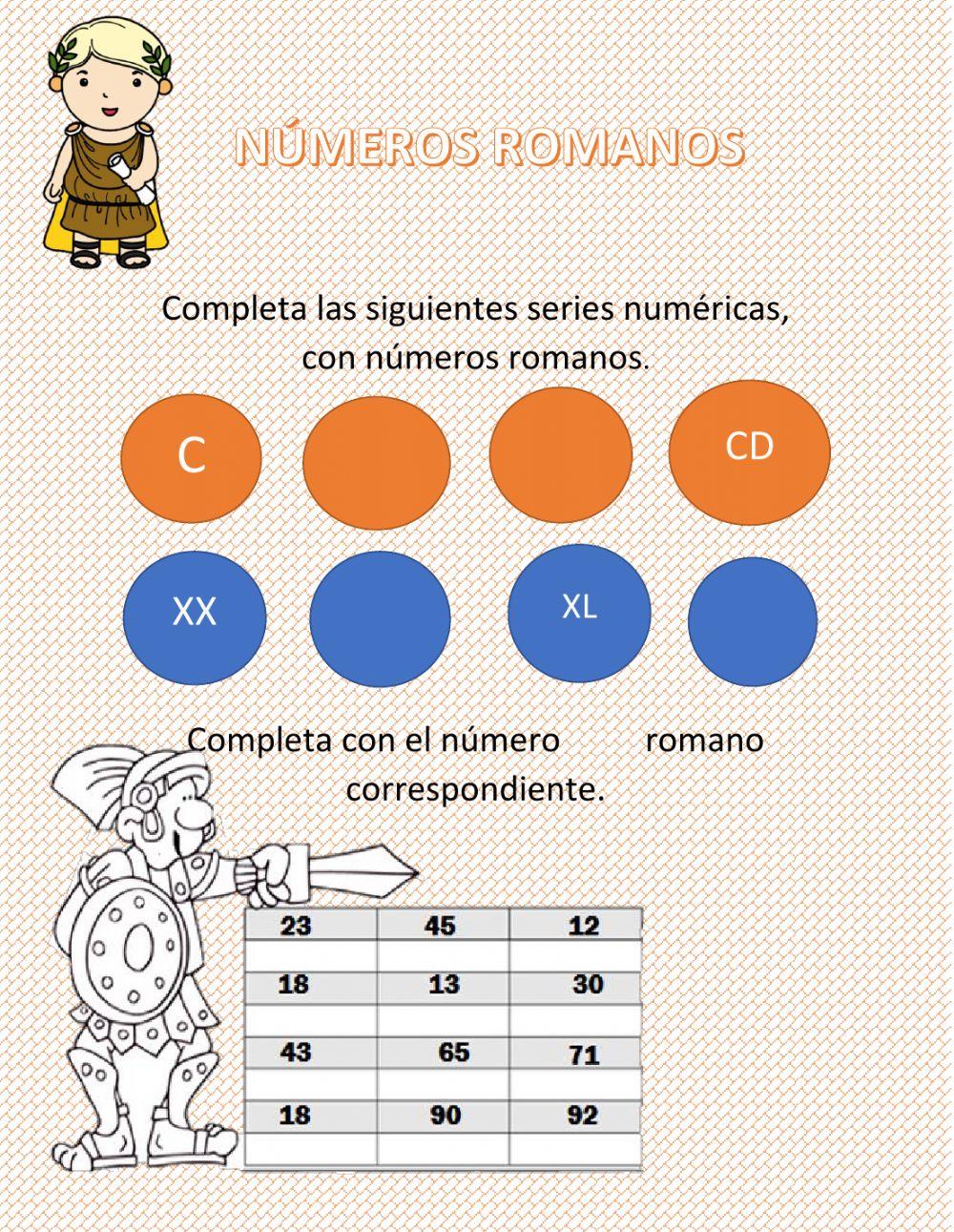 Números romanos Números romanos