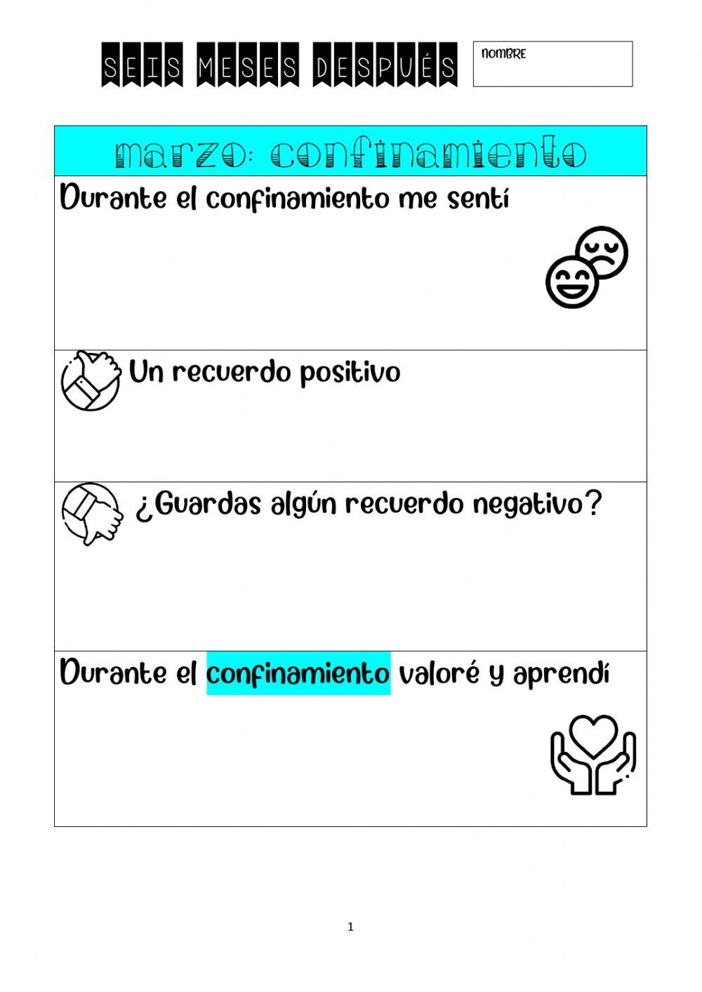 vuelta al cole 6 meses después