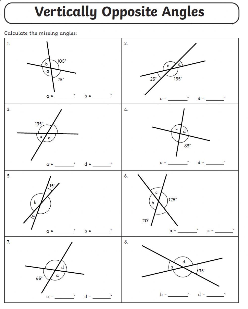 6030936 grade 6 angles vertically opposite