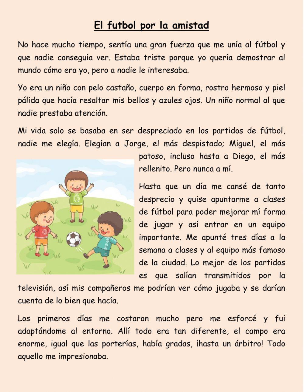 El fútbol por la amistad El fútbol por la amistad