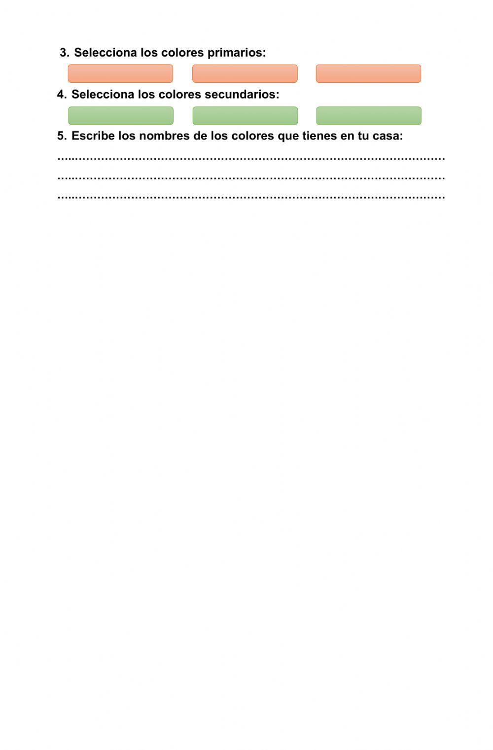 Los colores Los colores