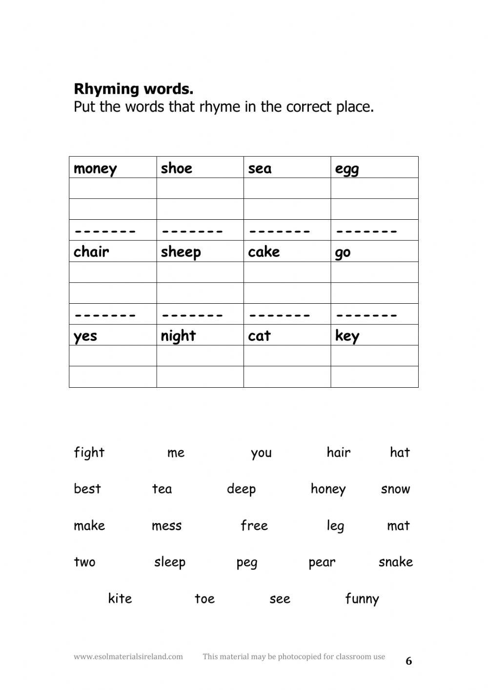 CONFUSING LETTER SOUNDS