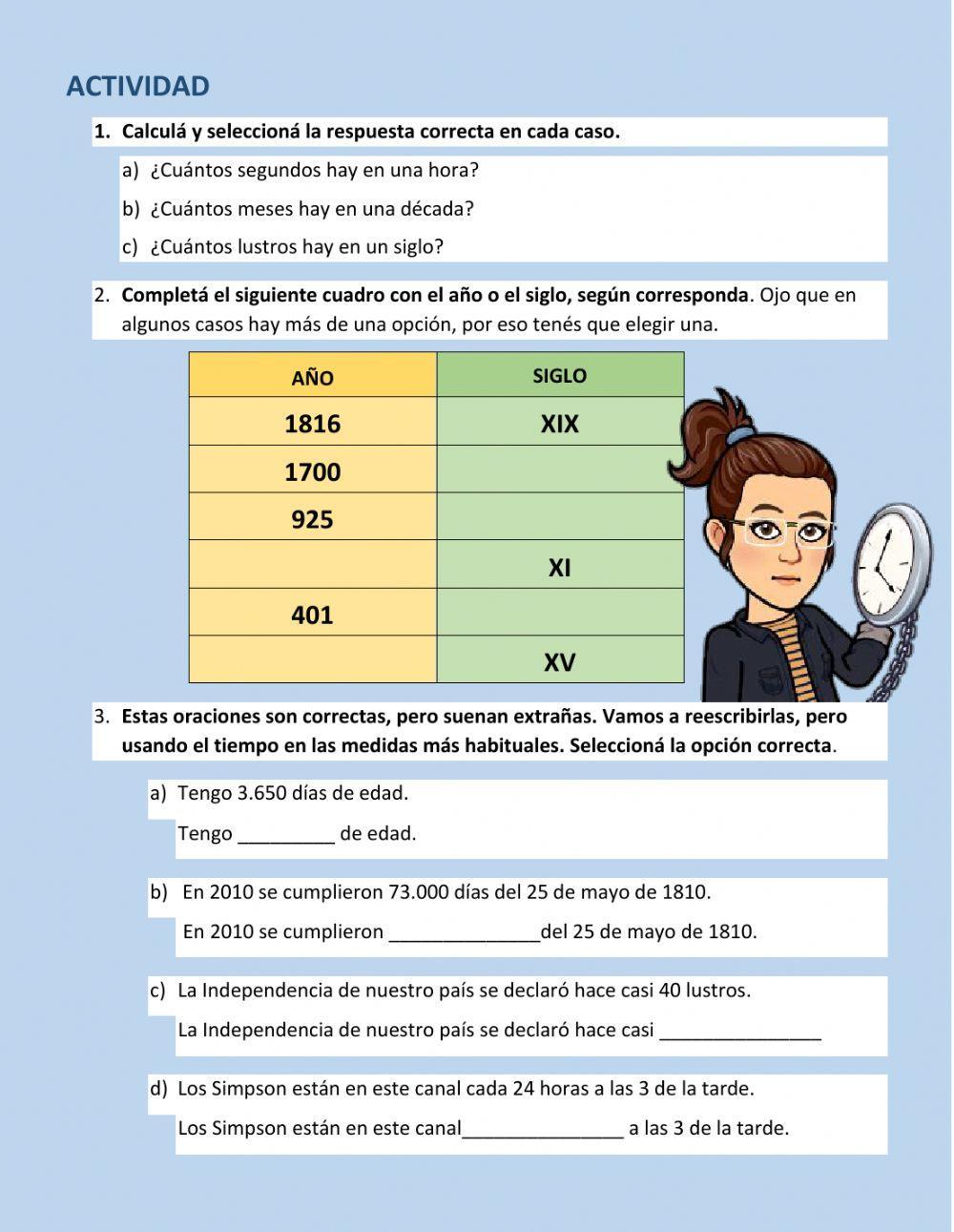 El tiempo y la Historia