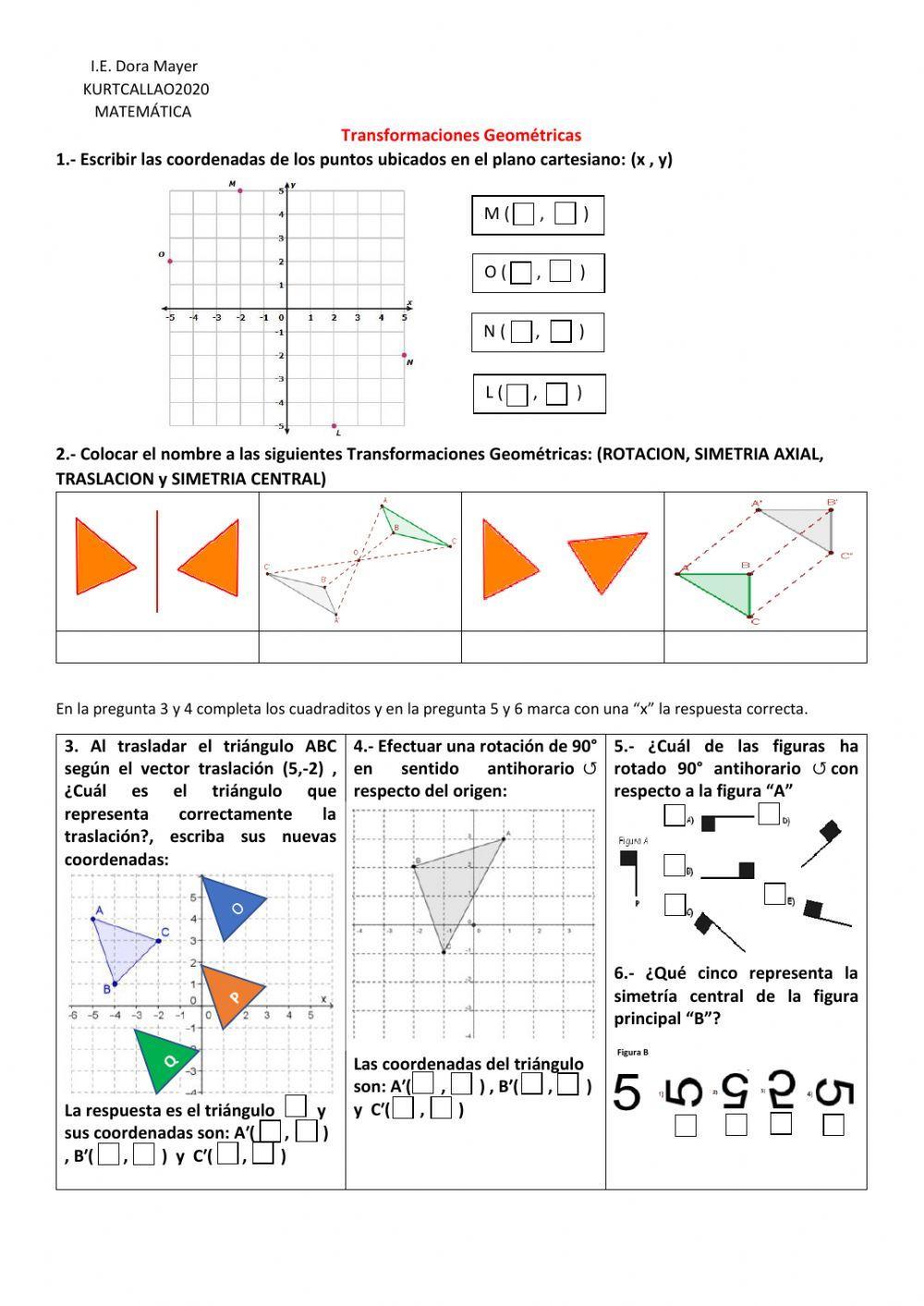 Transformaciones geométricas