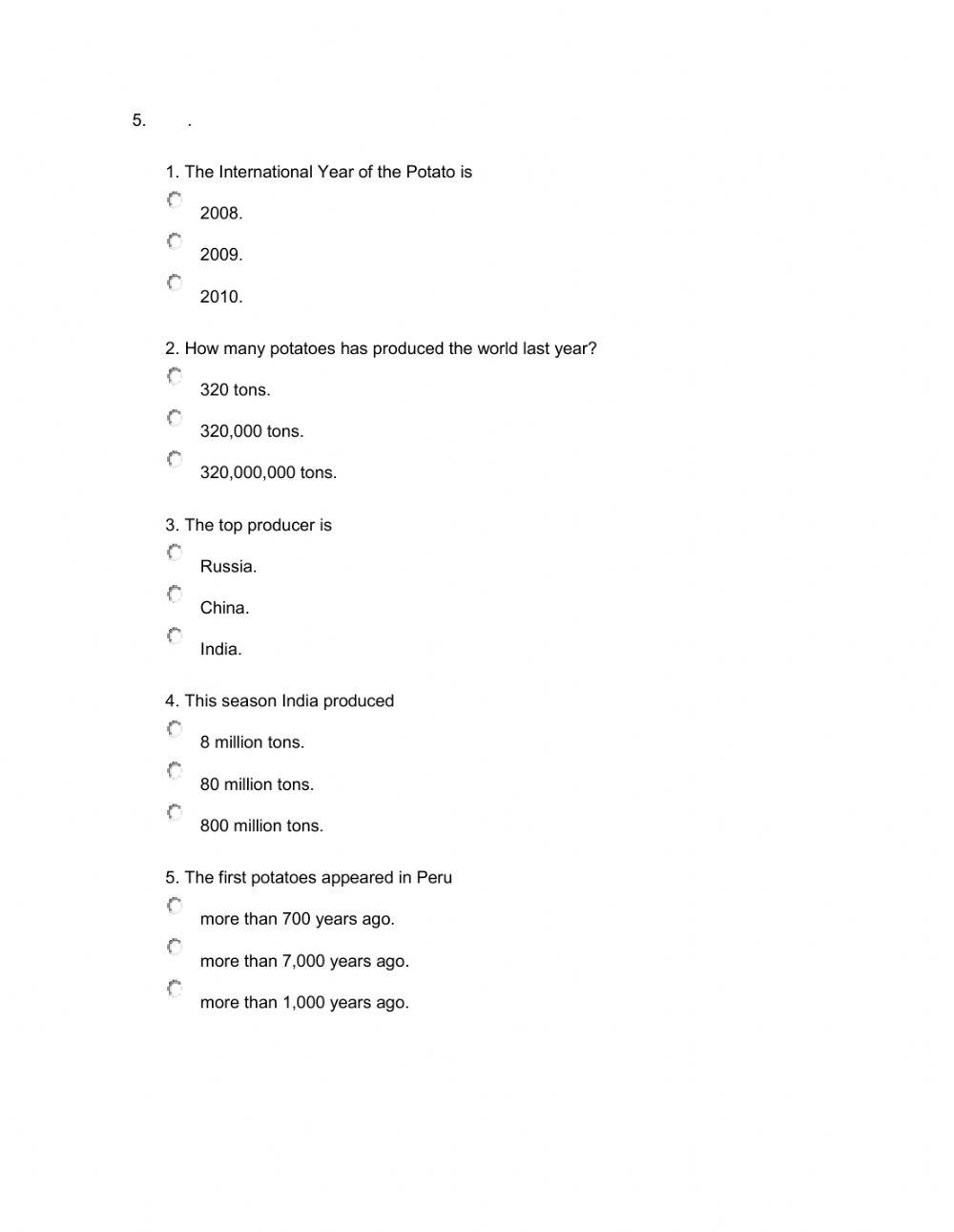 BELT Listening Comprehension Practice Part I