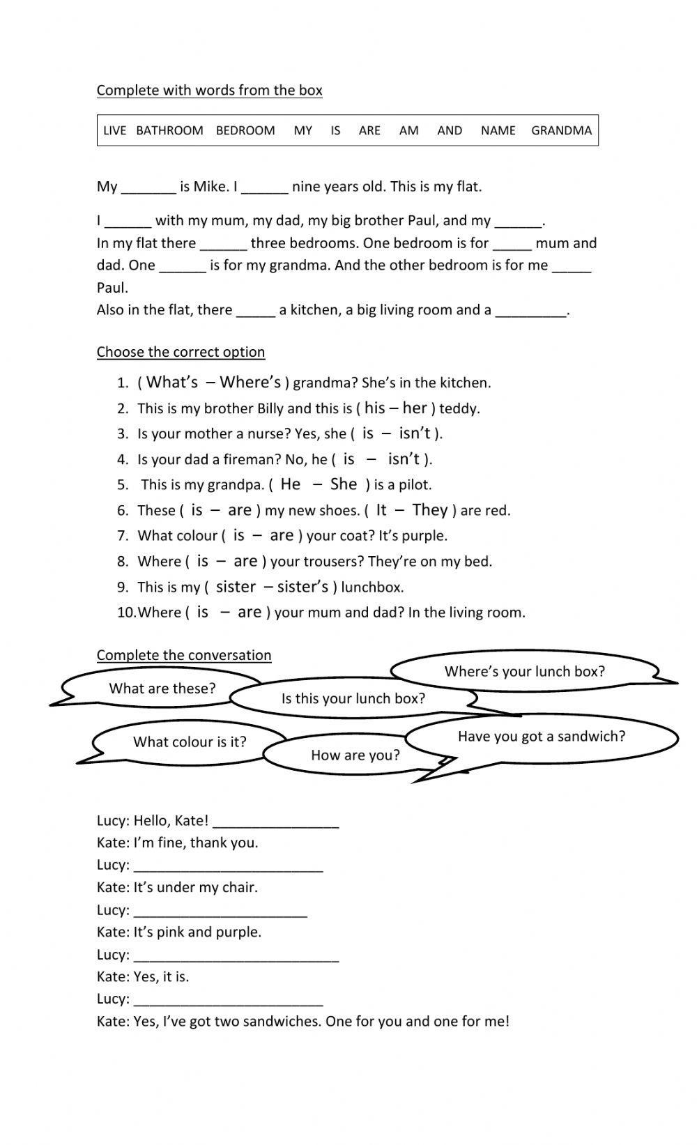 Unit 8 family and friends 1 liveworksheets 366610