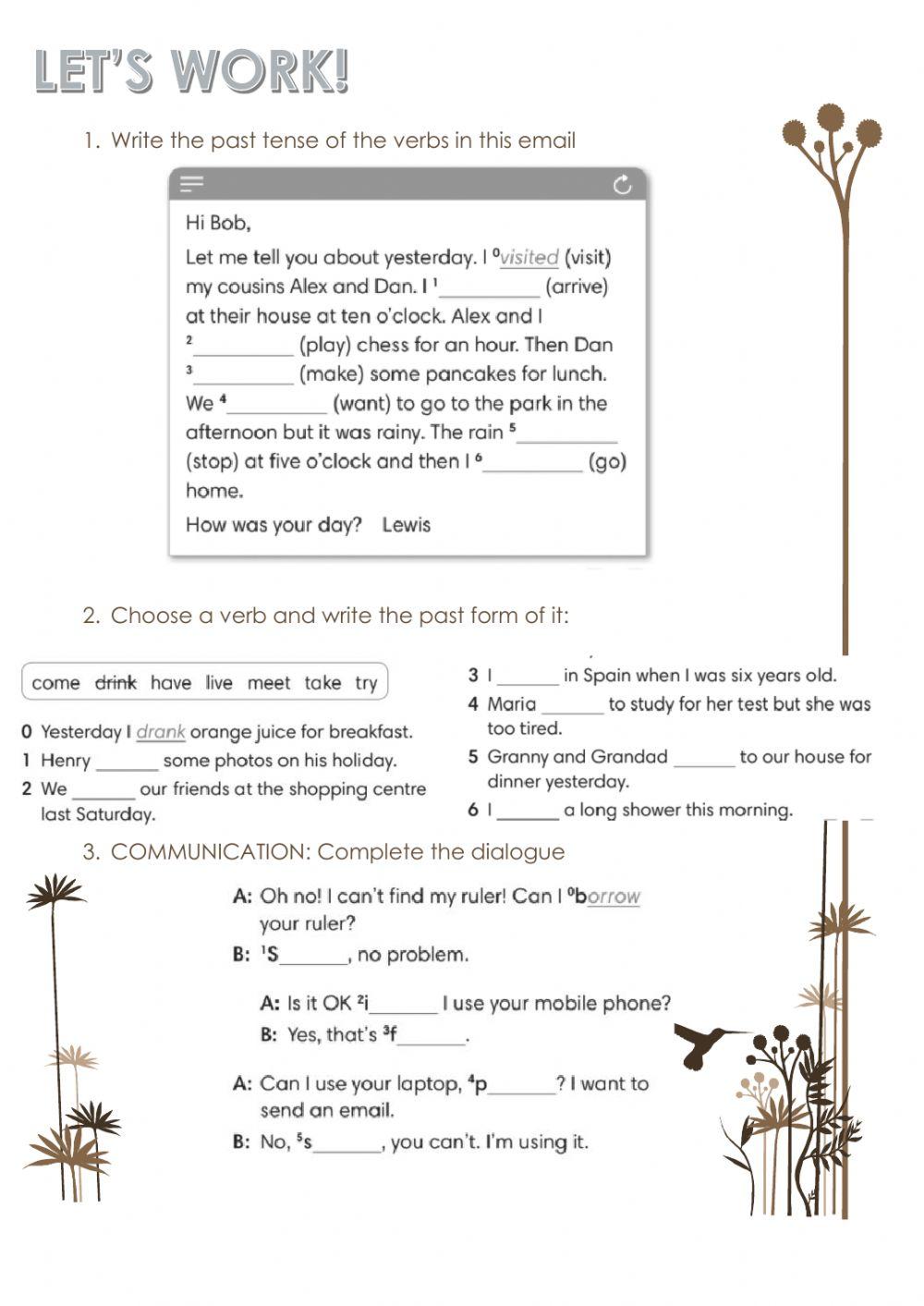 Let's work GRA unit 6