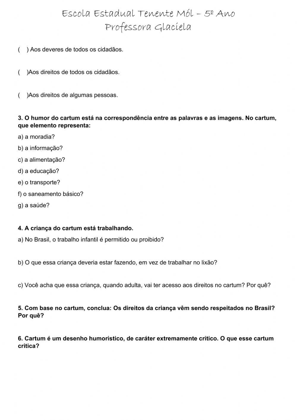 Interpretação de cartum