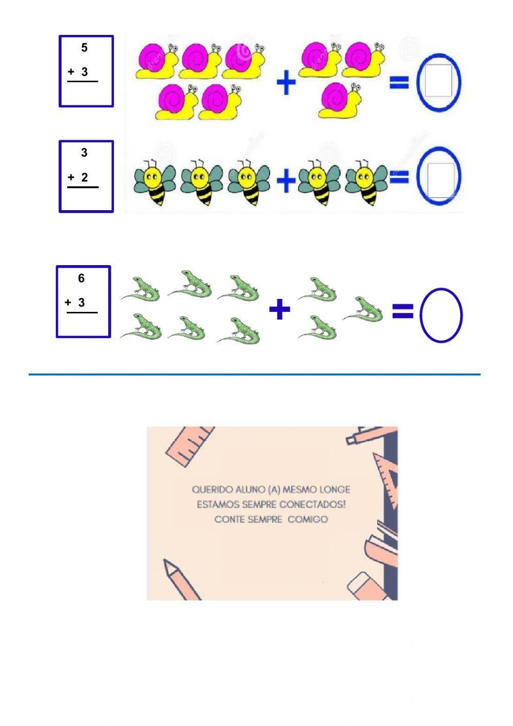Atividade integrada português e matemática