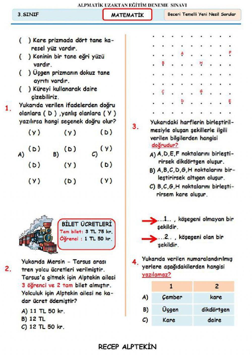 Yeni̇ nesi̇l sorular