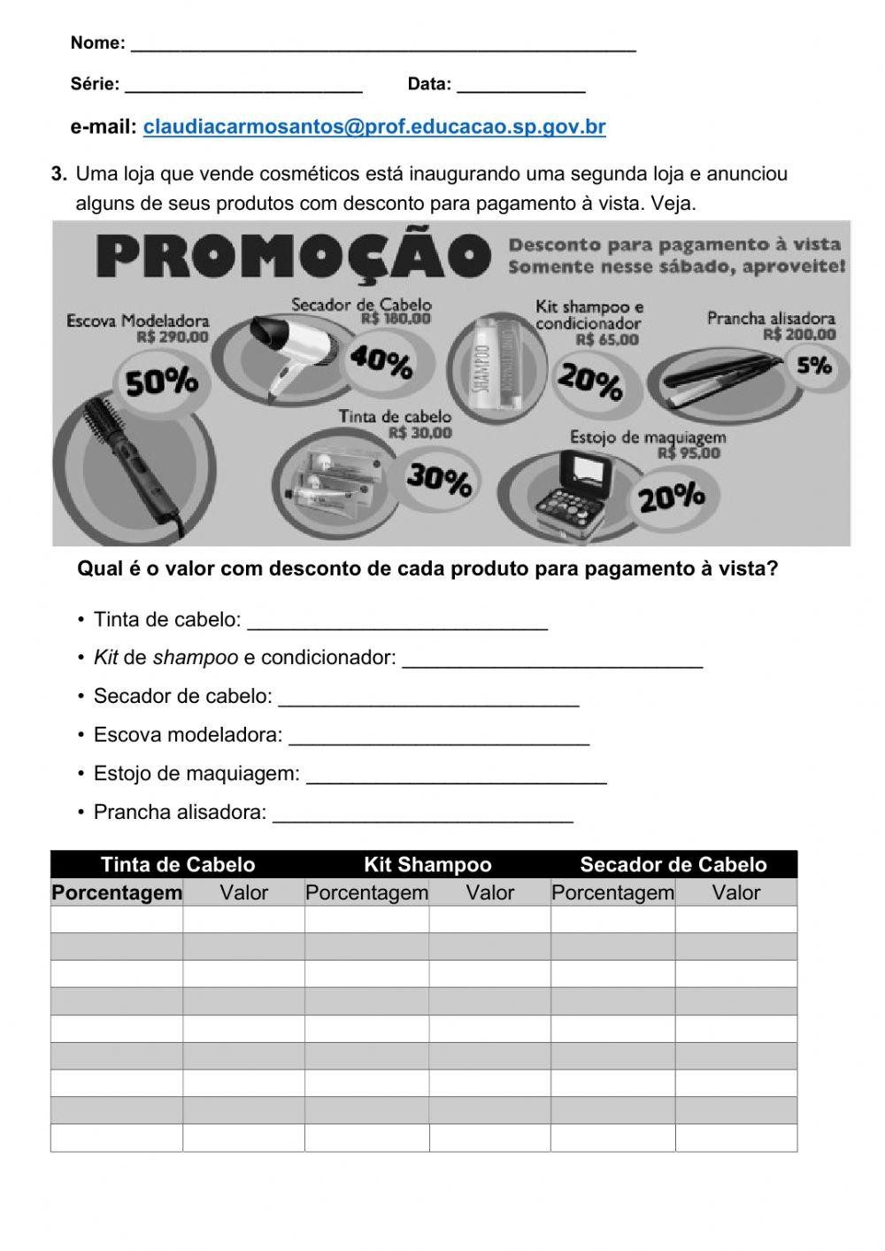 Porcentagem - Parte 2