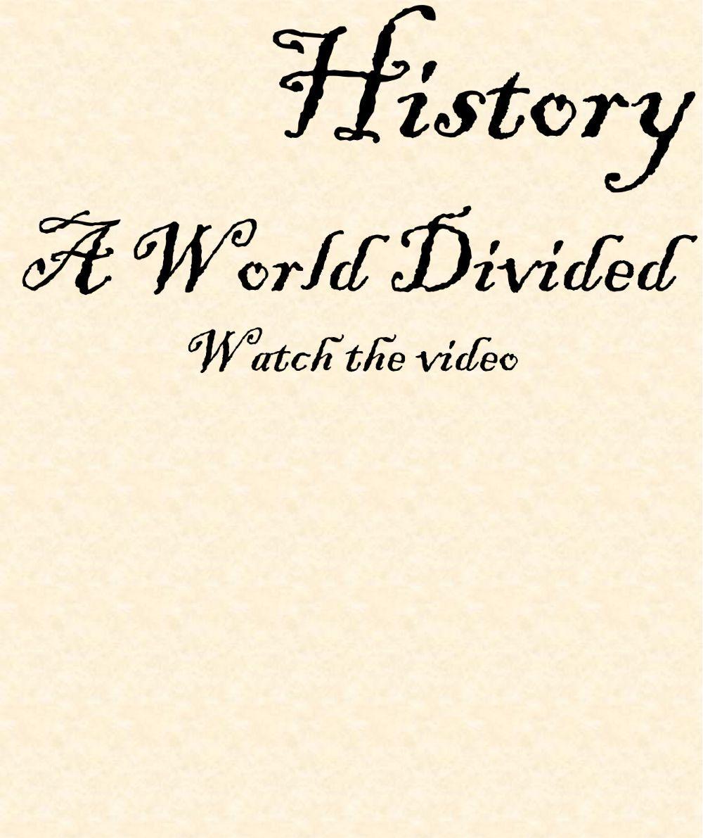 Mystery History - World War 2 - Part 1